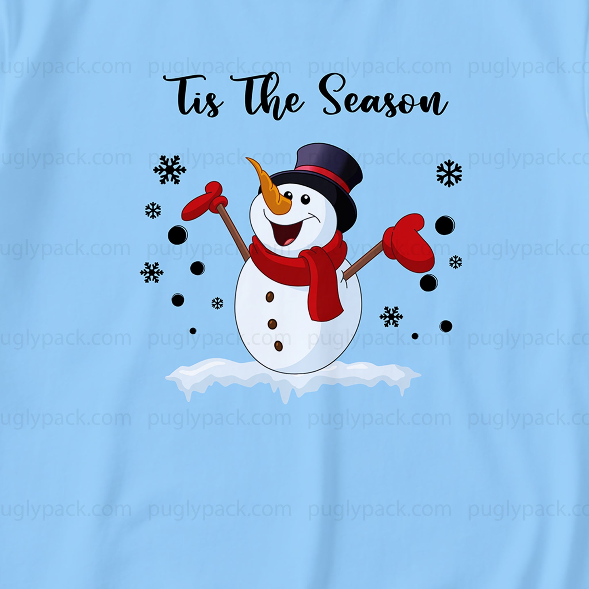 Tis The Season Snowman Family Matching Christmas Pajamas