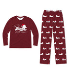 Dachshund Through The Snow Christmas Family Matching Pajamas Set
