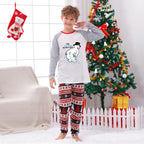 Funny Snowman Matching Family Christmas Pajamas Holiday Tree Pajama Set
