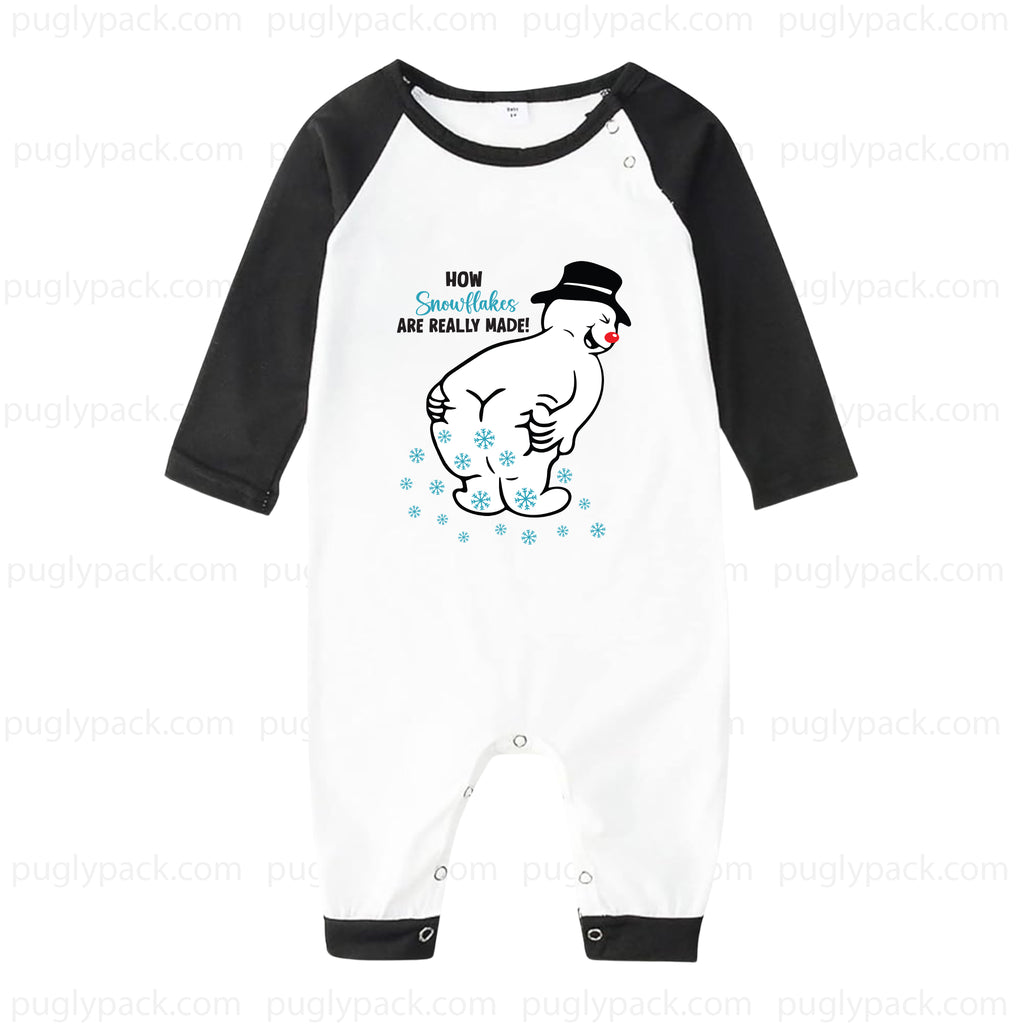 Matching Family Christmas Pajamas Funny Snowman Christmas Lights Set