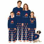 Personalized Football Christmas Family Matching Pajamas