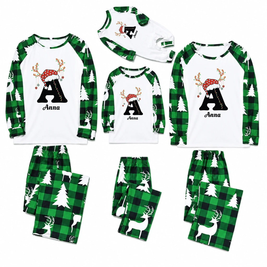 WhiteGreen Plaid