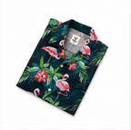 Flamingo hawaiian shirts for men and women