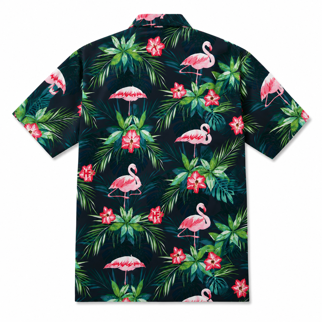 Flamingo hawaiian shirts for men and women