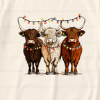 Cozy Highland Cow Christmas Family Matching Pajamas Set