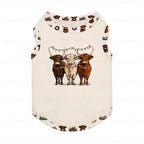 Cozy Highland Cow Christmas Family Matching Pajamas Set